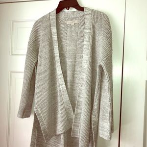 Chunky sweater cardigan